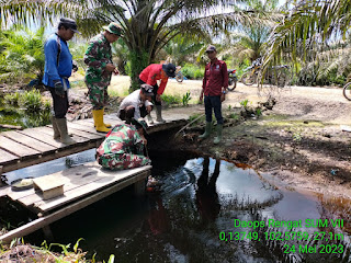 Polsek Teluk Meranti Bersama TNI dan Manggala Agni Lakukan Patroli Cegah Karhutlah